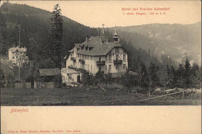 Baerenfels Erzgebirge otel Pension Kaiserhof