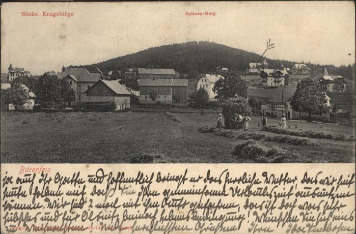 Baerenfels Erzgebirge pitzenberg