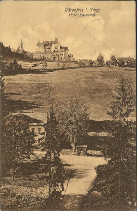 Baerenfels Erzgebirge otel Kaiserhof