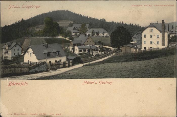 Baerenfels Erzgebirge üllers Gasthof Hofehübel Oberforstmeist