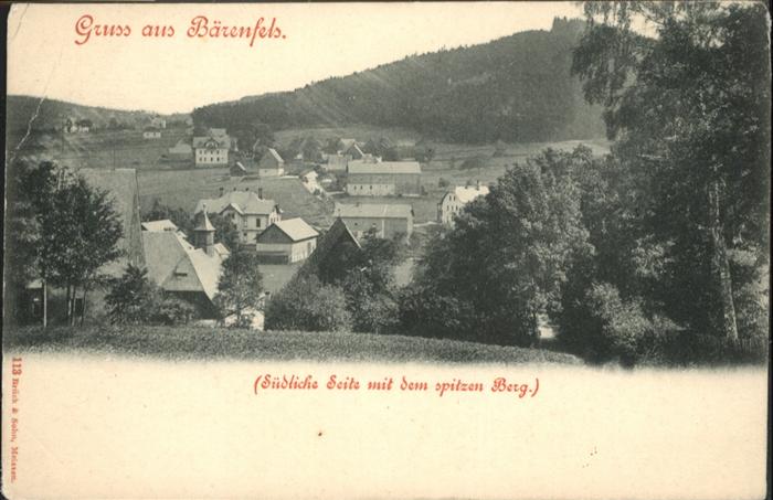 Baerenfels Erzgebirge