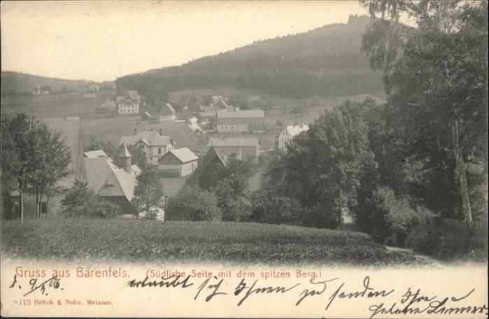Baerenfels Erzgebirge