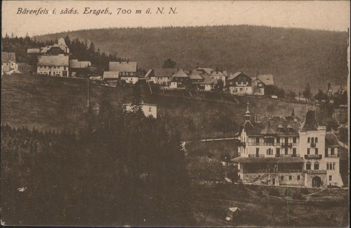 Baerenfels Erzgebirge