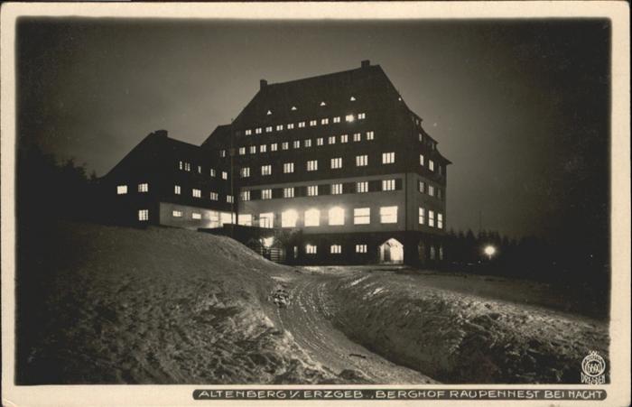 Altenberg Erzgebirge Berghof Raupennest