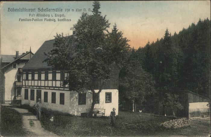 Altenberg Erzgebirge Schellermühle Pension Flechsig Landhaus