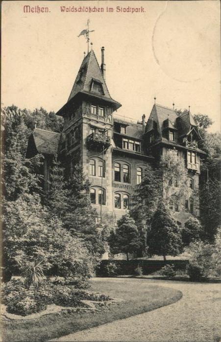Meissen Elbe Sachsen Meissen Waldschlösschen Stadtpark