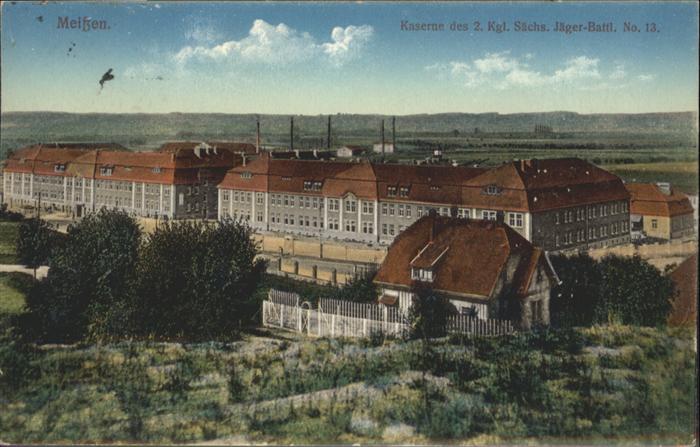 Meissen Elbe Sachsen Meissen Kaserne 2. Königlich Sächsisch