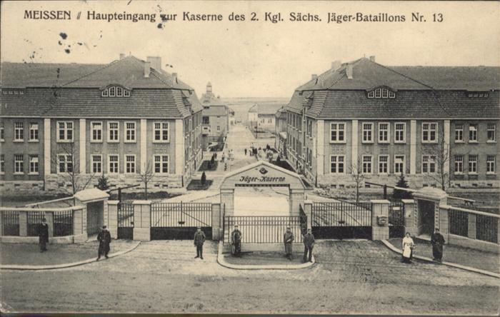 Meissen Elbe Sachsen Meissen Kaserne 2. Königlich Sächsisch