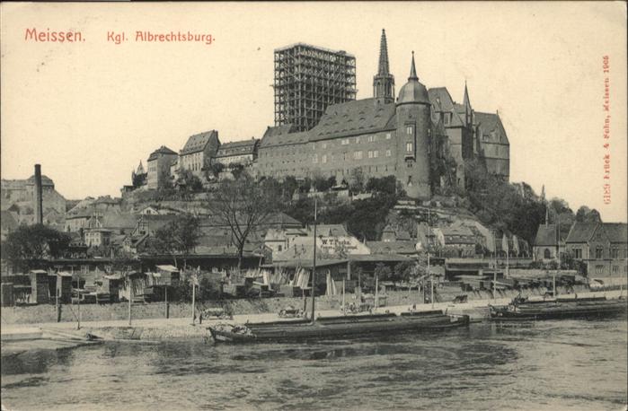 Meissen Elbe Sachsen Meissen Albrechtsburg