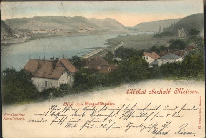 Meissen Elbe Sachsen Meissen Elbthal