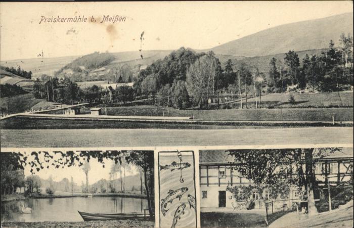 Meissen Elbe Sachsen Meissen Preiskermühle