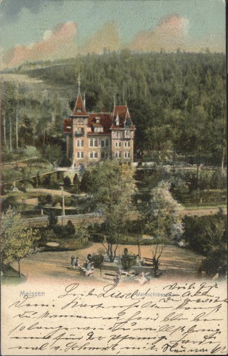 Meissen Elbe Sachsen Meissen Waldschlösschen