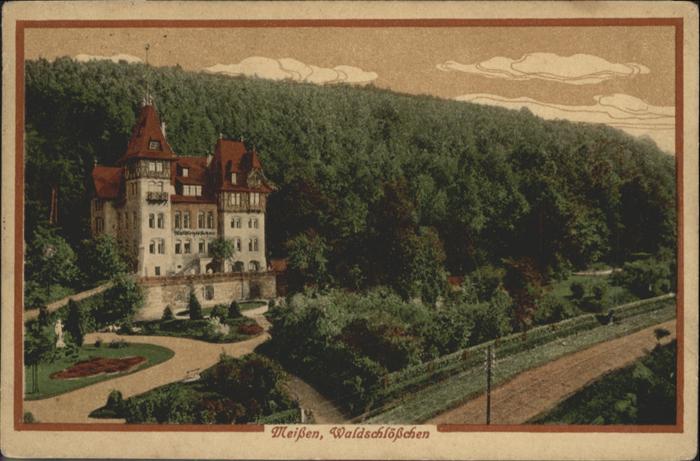 Meissen Elbe Sachsen Meissen Waldschlösschen