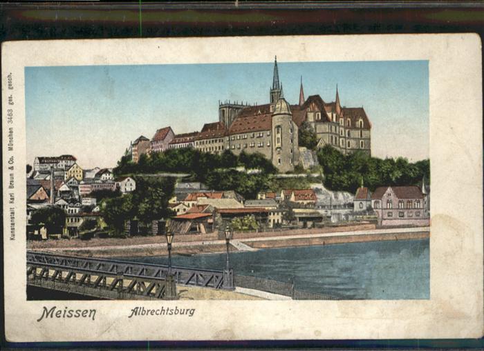 Meissen Elbe Sachsen Meissen Albrechtsburg