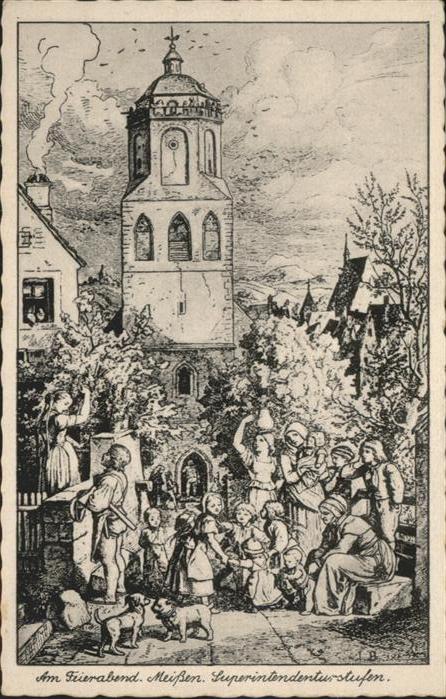 Meissen Elbe Sachsen Meissen Feierabend Superintendenturstuf