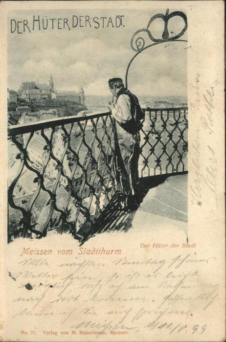 Meissen Elbe Sachsen Meissen Stadtthurm