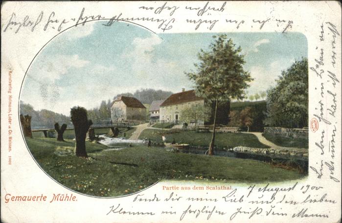 Meissen Elbe Sachsen Meissen [Verlag Hofmann Leder & Co Meis