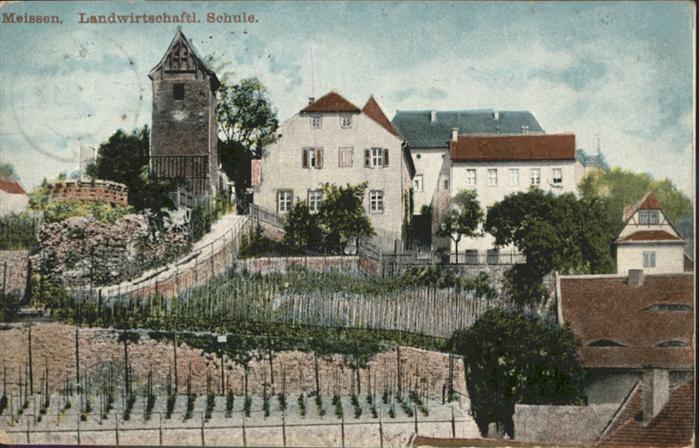 Meissen Elbe Sachsen Meissen Schule