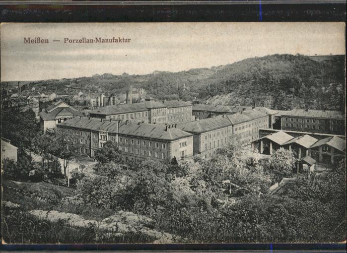 Meissen Elbe Sachsen Meissen Porzellan Manufaktur