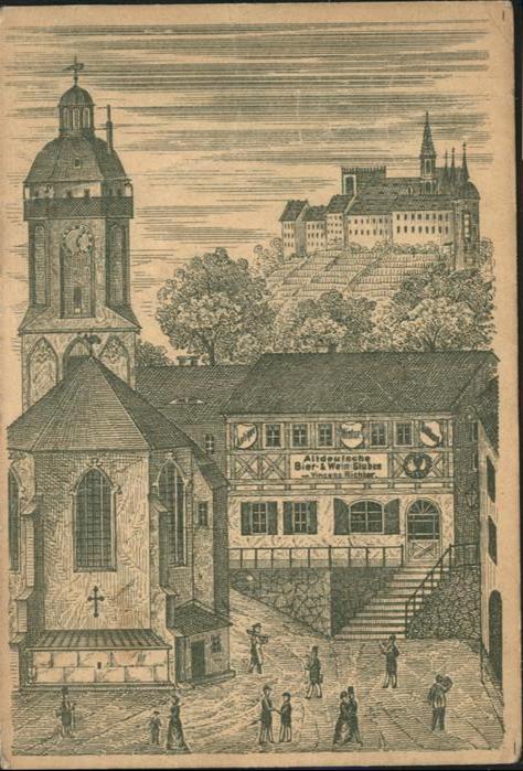 Meissen Elbe Sachsen Meissen Altdeutsche Bierstube Weinstube