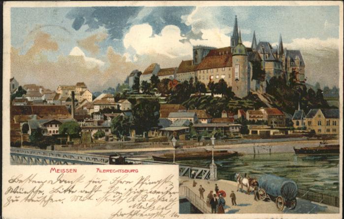 Meissen Elbe Sachsen Meissen Albrechsburg