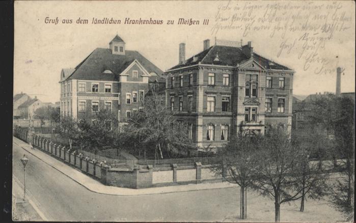 Meissen Elbe Sachsen Meissen Krankenhaus