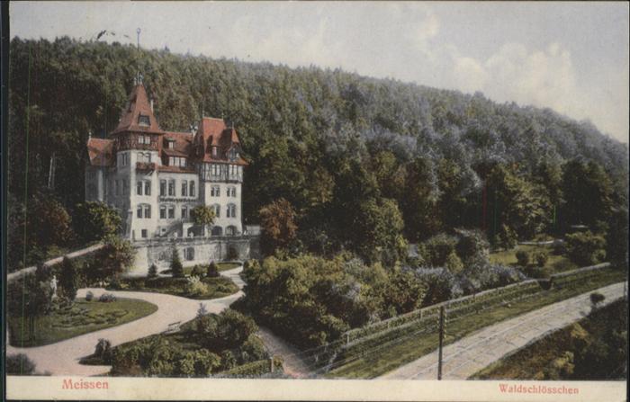 Meissen Elbe Sachsen Meissen Waldschlösschen