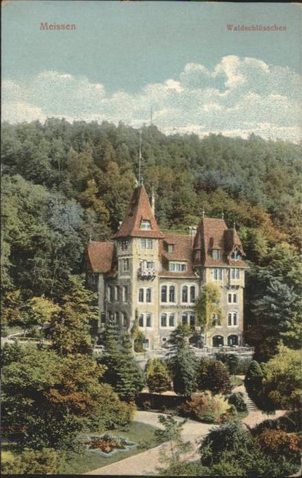 Meissen Elbe Sachsen Meissen Waldschlösschen