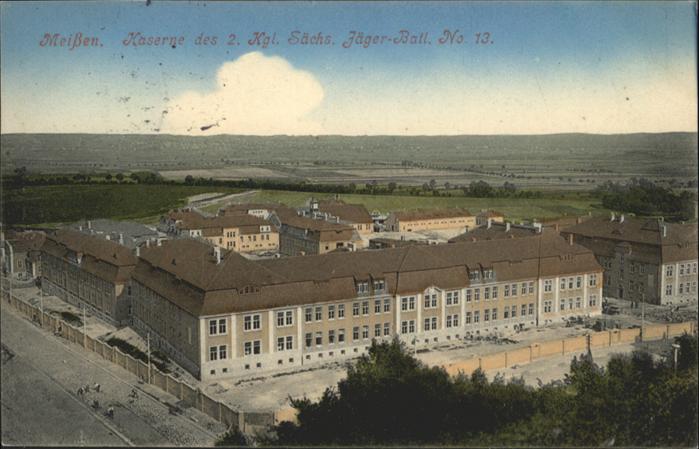 Meissen Elbe Sachsen Meissen Kaserne 2. Königlich Sächsisch