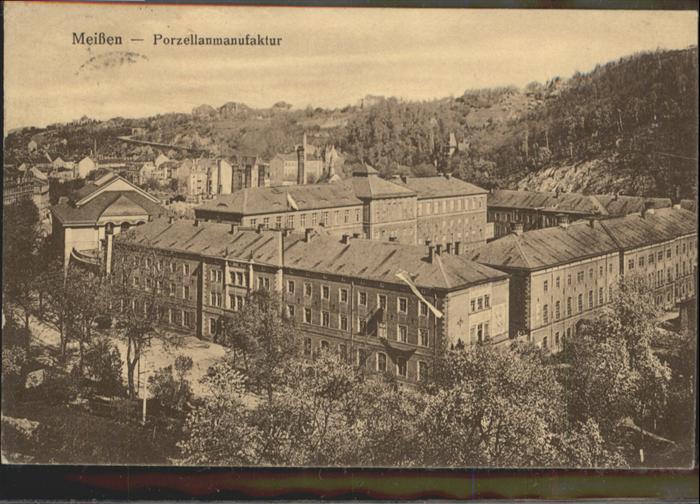 Meissen Elbe Sachsen Meissen Porzellanmanufaktur