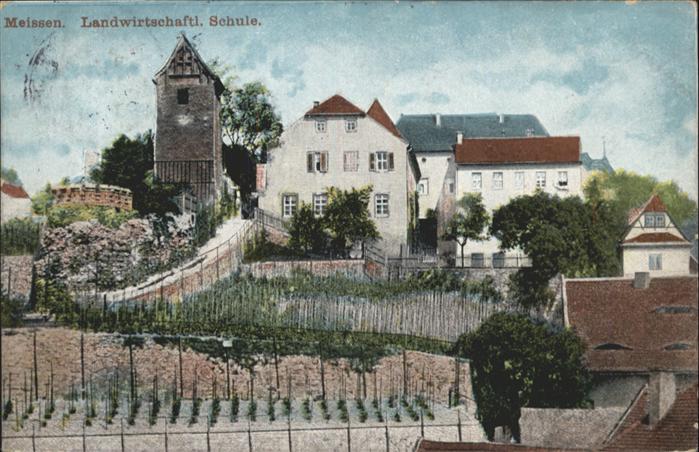 Meissen Elbe Sachsen Meissen Schule