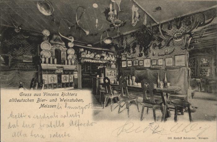 Meissen Elbe Sachsen Meissen Vincenz Richter Lokal