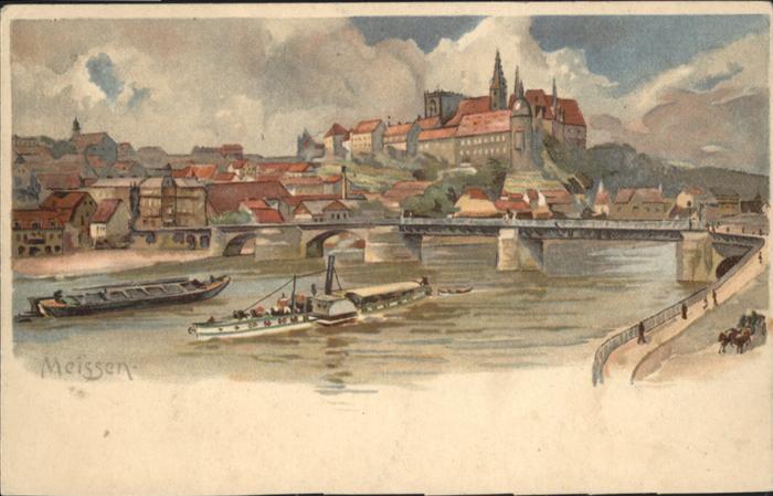 Meissen Elbe Sachsen Meissen Dampfer
