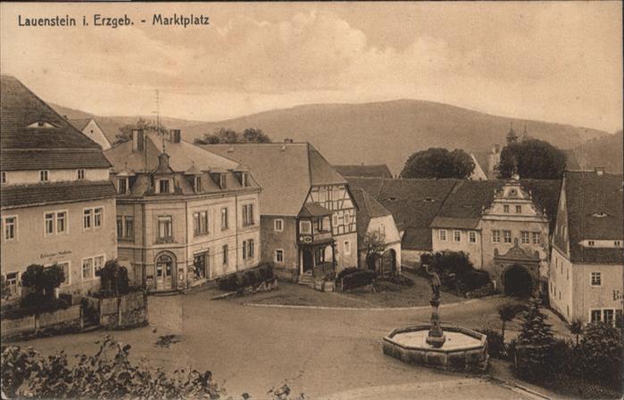 Lauenstein Erzgebirge Marktplatz