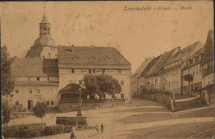 Lauenstein Erzgebirge Markt