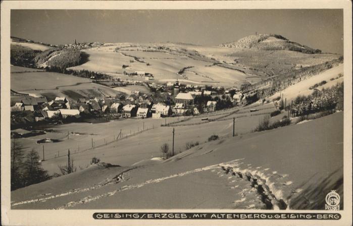 Geising Erzgebirge Geising Altenberg Geisingberg Erzgebirg