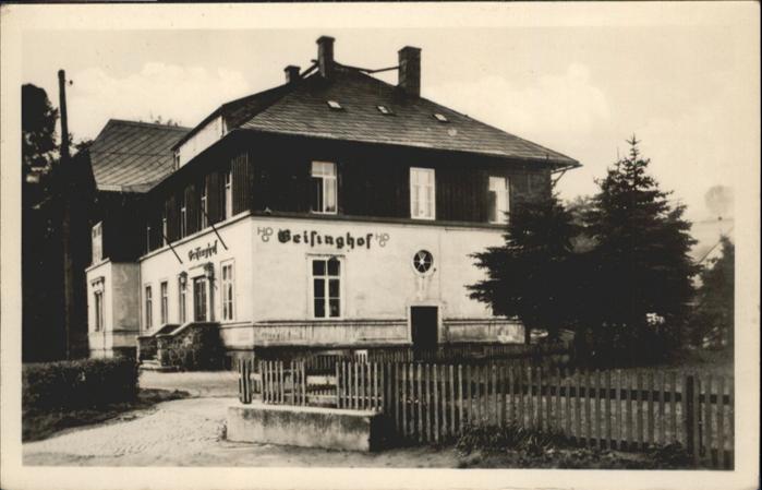 Geising Erzgebirge Gaststätte Geisinghof
