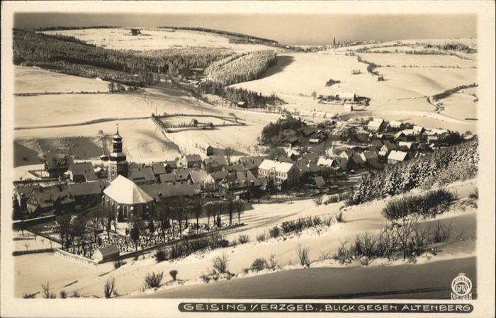 Geising Erzgebirge Altenberg