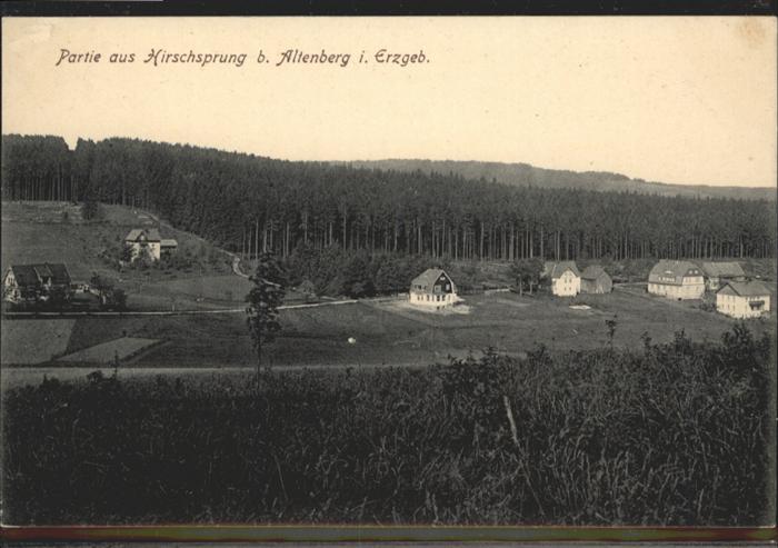 Hirschsprung Altenberg Erzgebirge