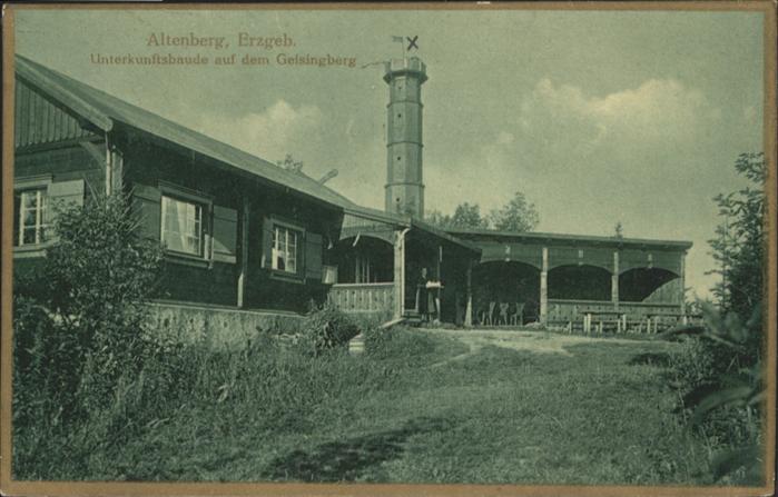 Altenberg Erzgebirge Unterkunftshaus Geisingberg