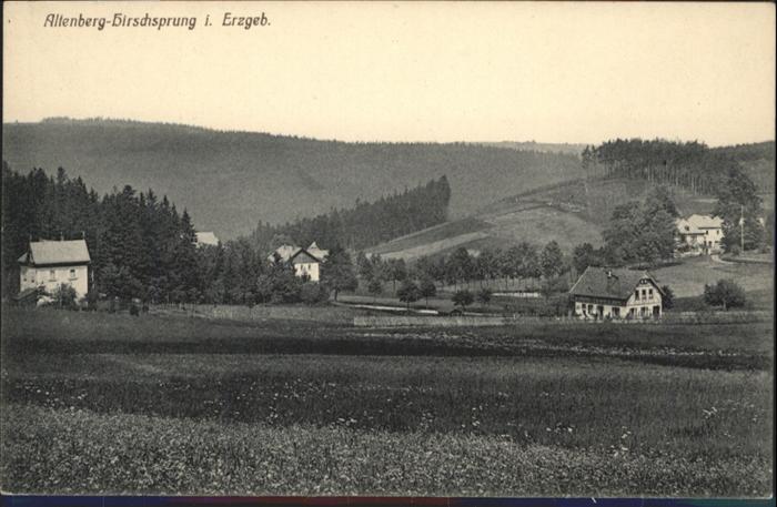 Hirschsprung Altenberg Erzgebirge