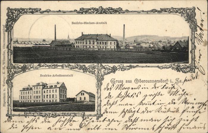 Obercunnersdorf Sachsen Bezirks-Siechen-Anstalt Arbeitsanstalt