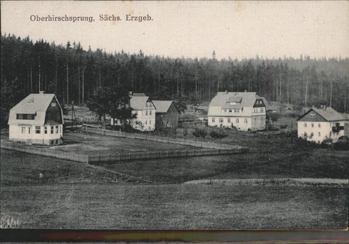 Hirschsprung Oberhirschsprung Erzgebirge