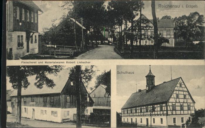 Hartmannsdorf-Reichenau Erzgebirge Fleischerei Materialwaren Ro