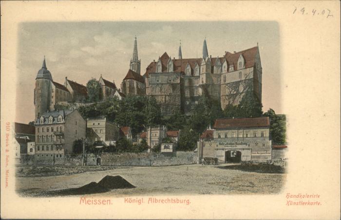 Meissen Elbe Sachsen Meissen Albrechtsburg