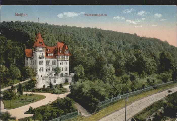 Meissen Elbe Sachsen Meissen Waldschlösschen