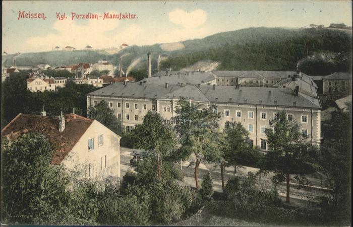 Meissen Elbe Sachsen Meissen Porzellanmanufaktur