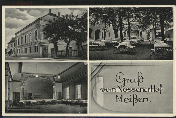 Meissen Elbe Sachsen Meissen Gaststätte Nossener Hof