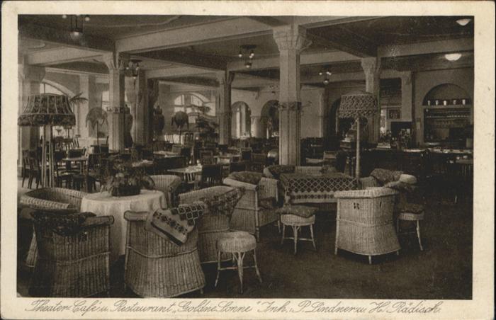 Meissen Elbe Sachsen Meissen Theater Cafe Restaurant Goldne