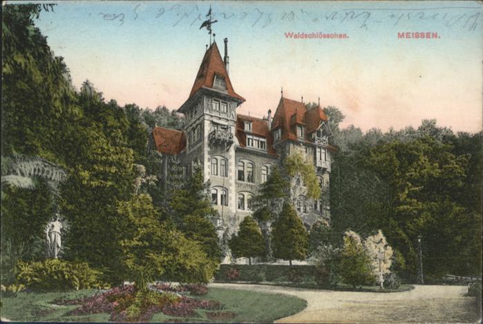 Meissen Elbe Sachsen Meissen Waldschlösschen